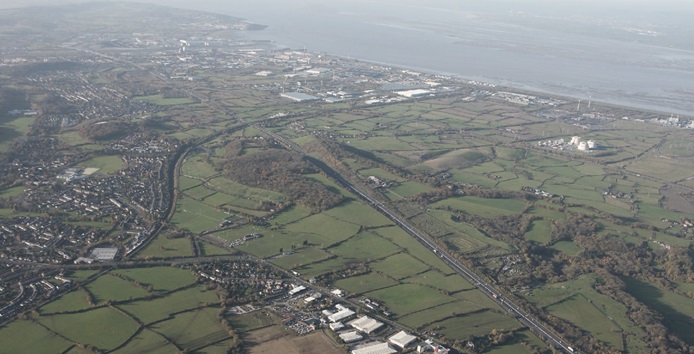 Avonmouth & Severnside aerial shot