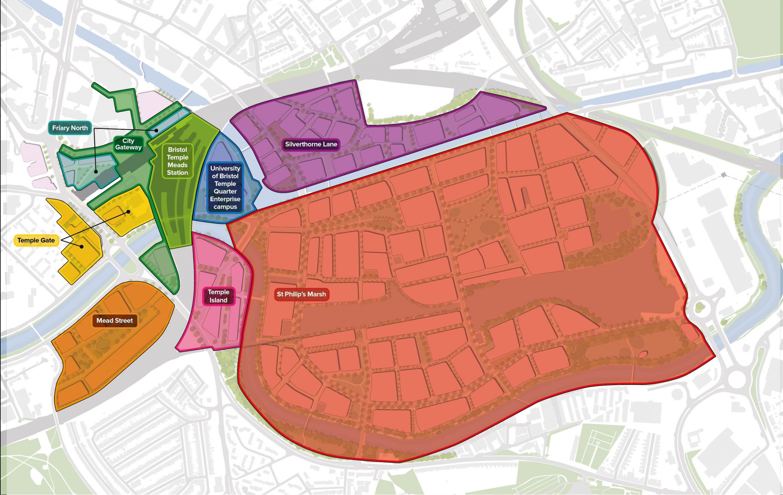 Area map of Temple Quarter