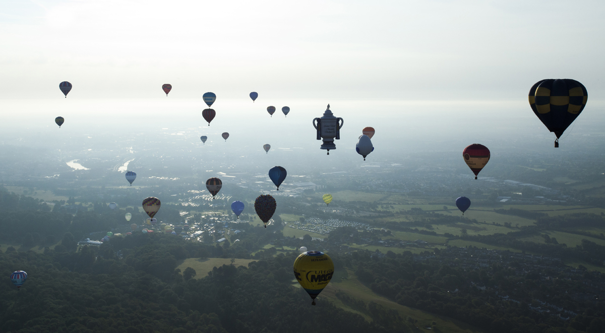 Balloon fiesta over Bristol