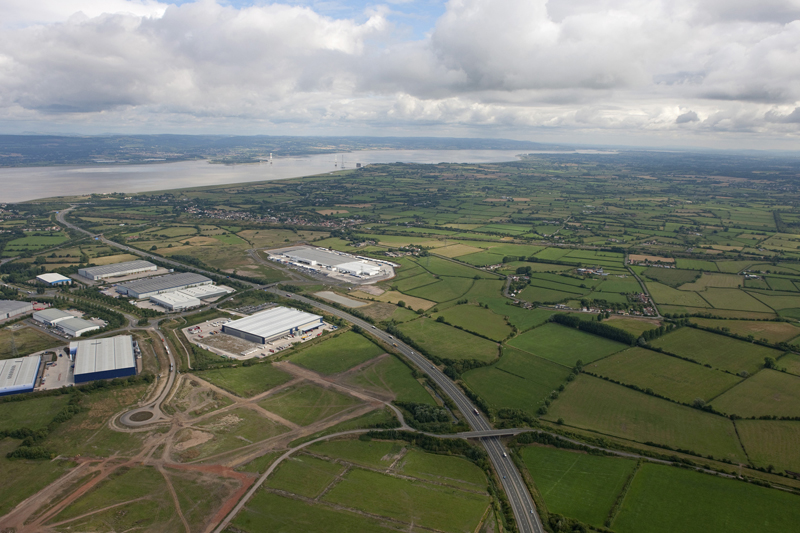 Severnside aerial view